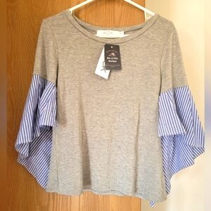 NWT -A.OK Coevolution blouse.Medium